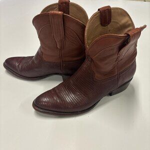 Tecovas The Casey Bourbon Lizard Boot